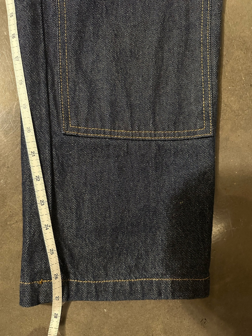 NWOT Women’s NSF Patchwork Utility Wide Leg Jeans - Size 29 - Indigo Rinse - Picture 9 of 15